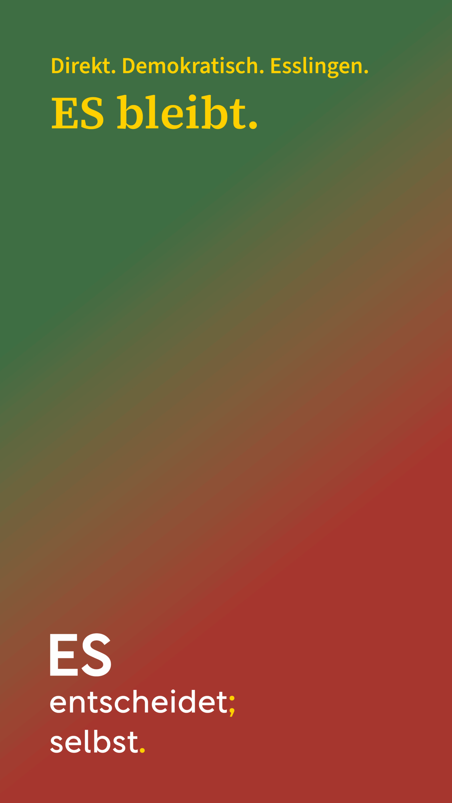 Grafik „ES bleibt.“