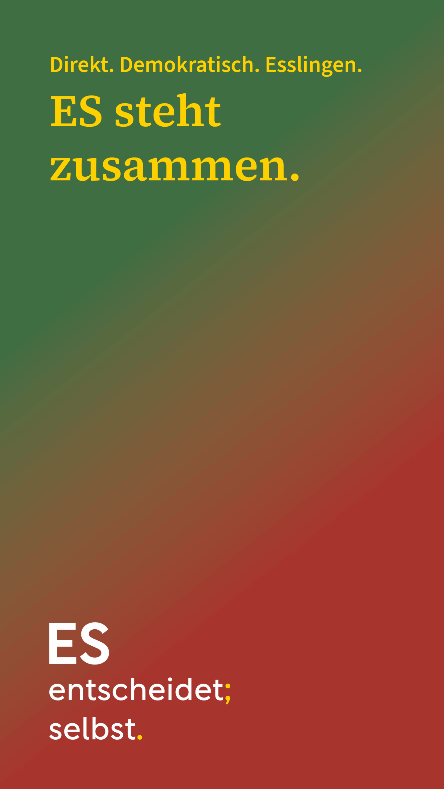 Grafik „ES steht zusammen.“