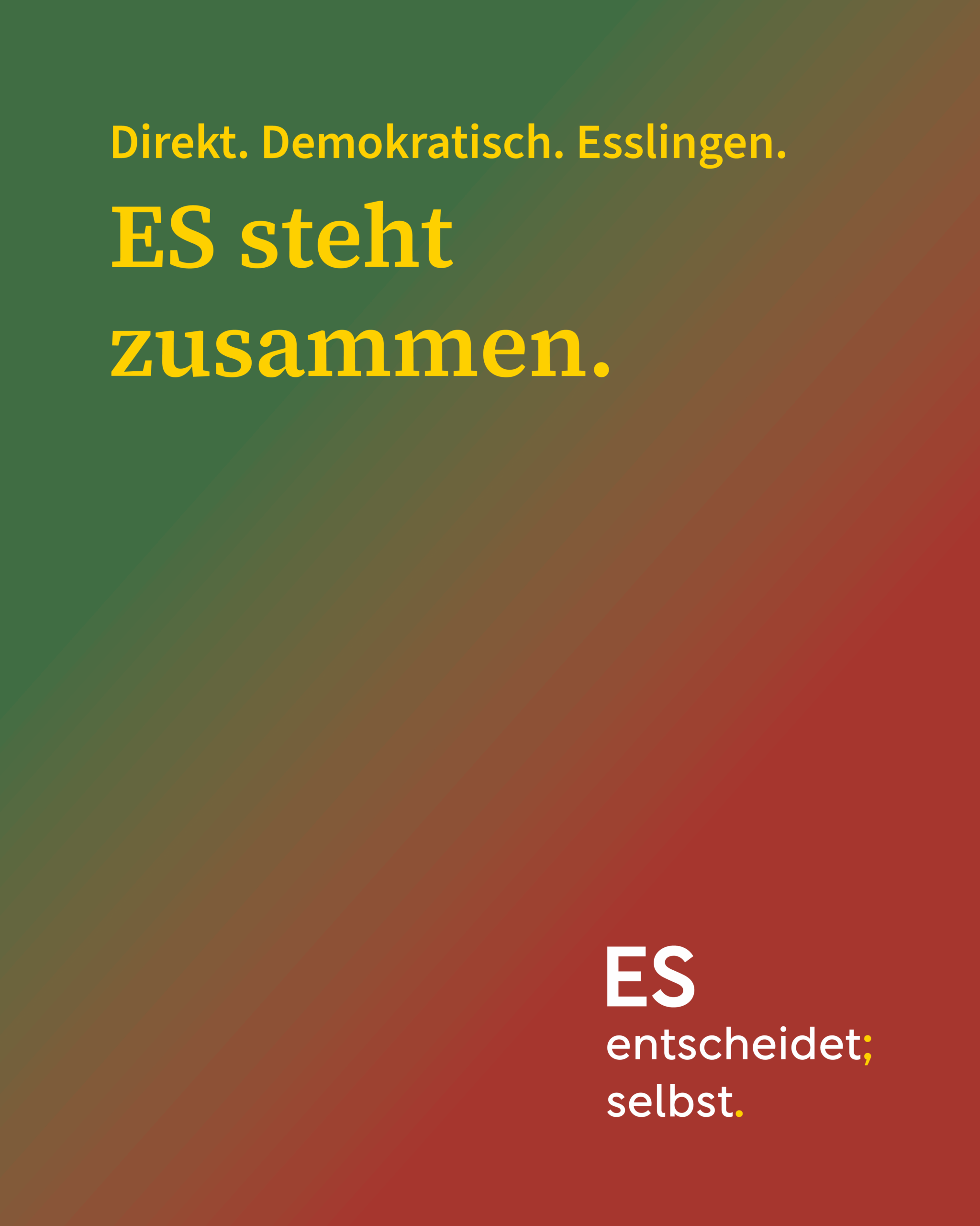Grafik „ES steht zusammen.“